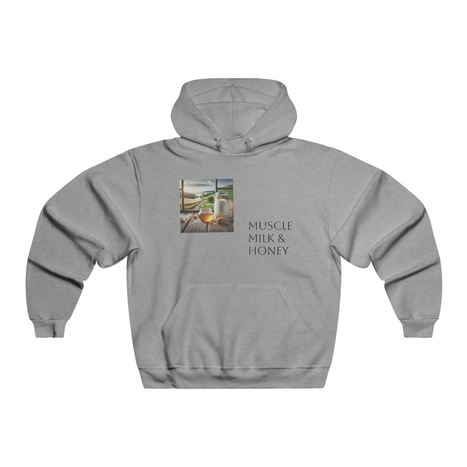 Muscle milk & honey hoodie Hoodie from Printify