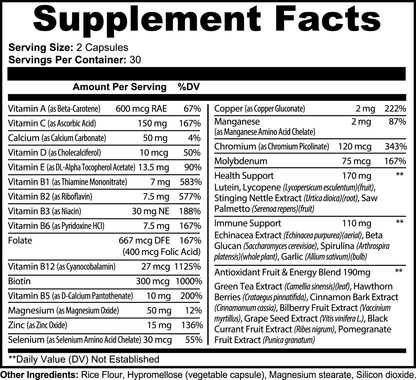 Complete Multivitamin Vitamins & Minerals from Chapman’s Pursuit