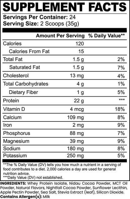 Advanced 100% Whey Protein Isolate (Chocolate) Proteins & Blends from Chapman’s Pursuit