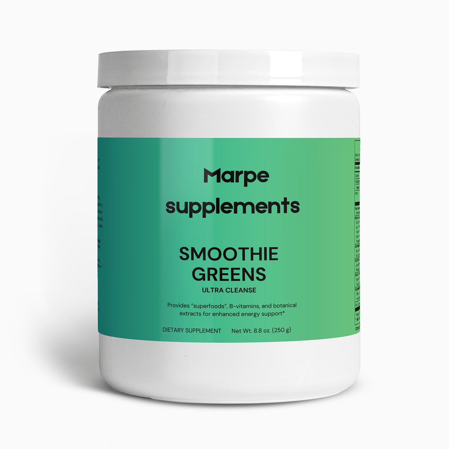 Ultra Cleanse Smoothie Greens Natural Extracts from MARPE