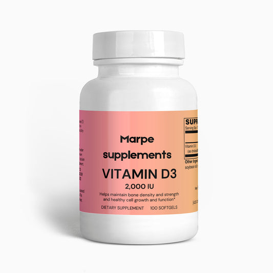 Vitamin D3 2,000 IU Vitamins & Minerals from MARPE