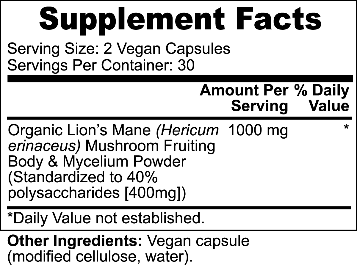 Lion's Mane Mushroom Natural Extracts from MARPE