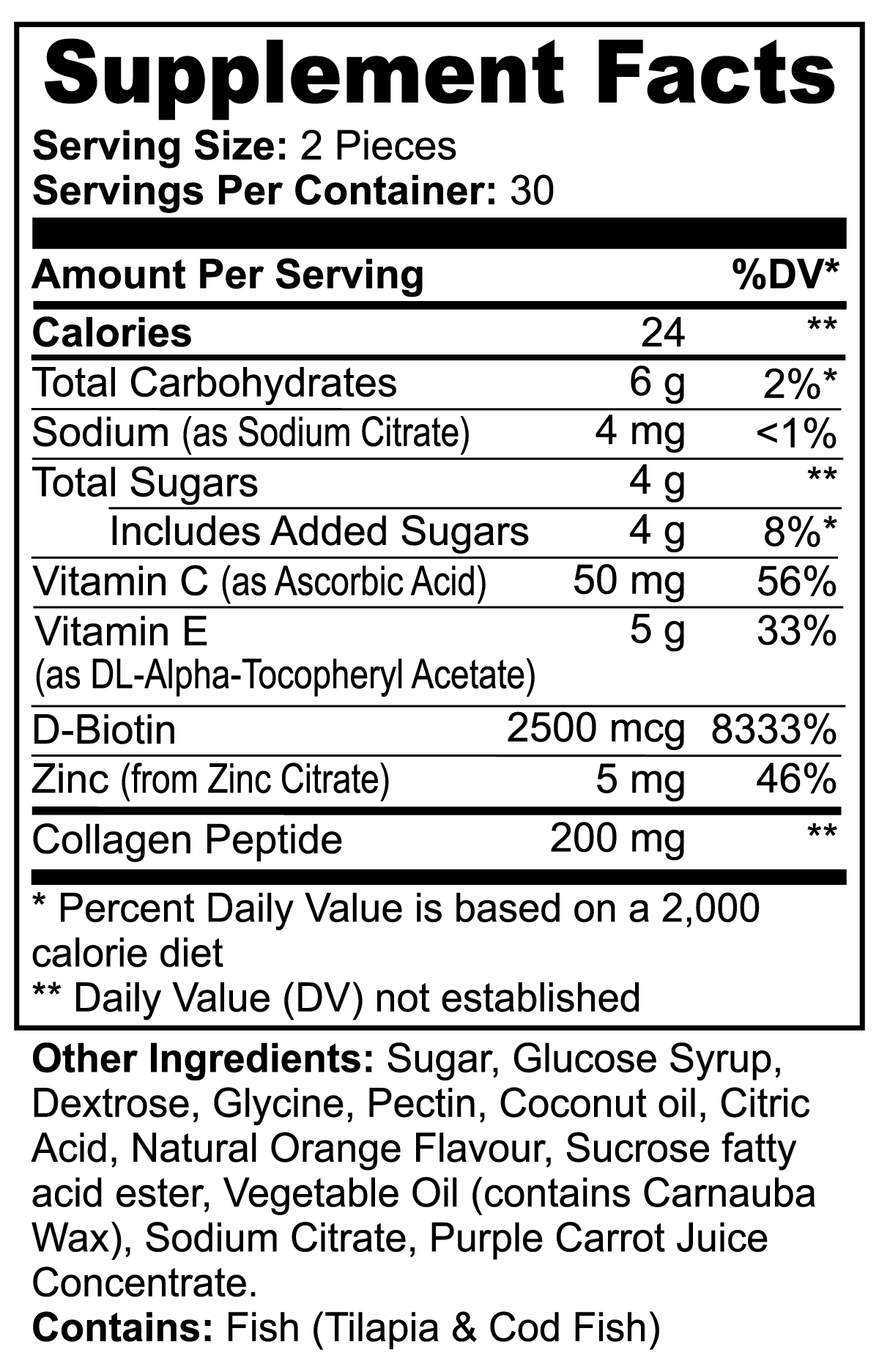 Collagen Gummies (Adult) Proteins & Blends from MARPE